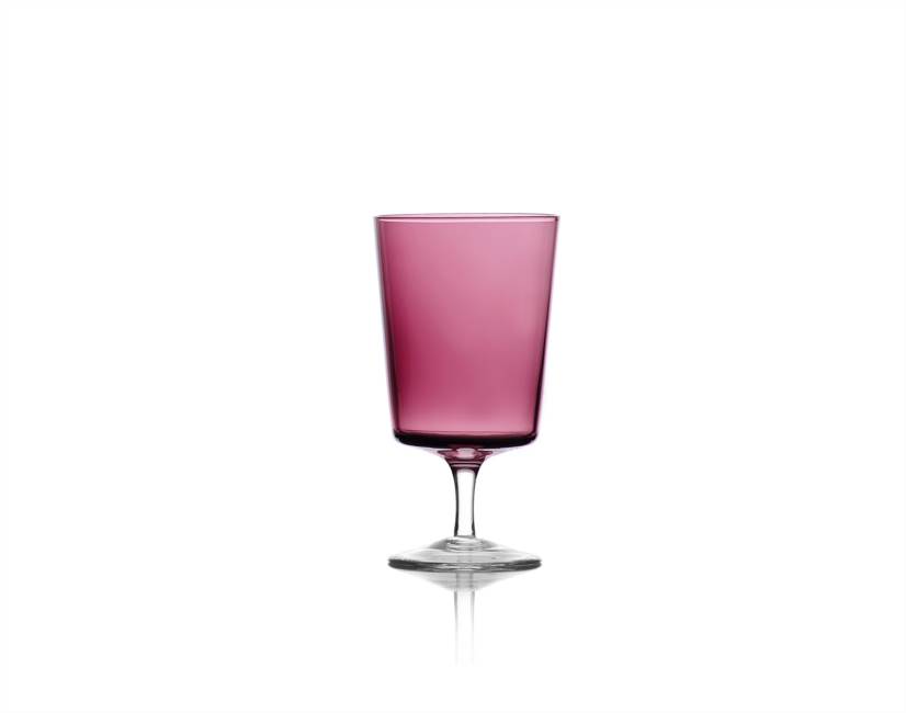 Violet Wine Stemmed Glass