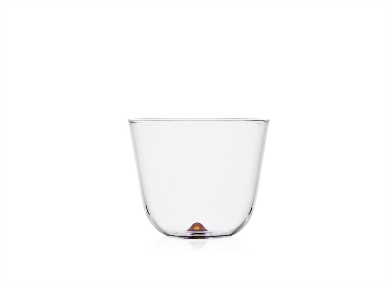 Amber Water Glass