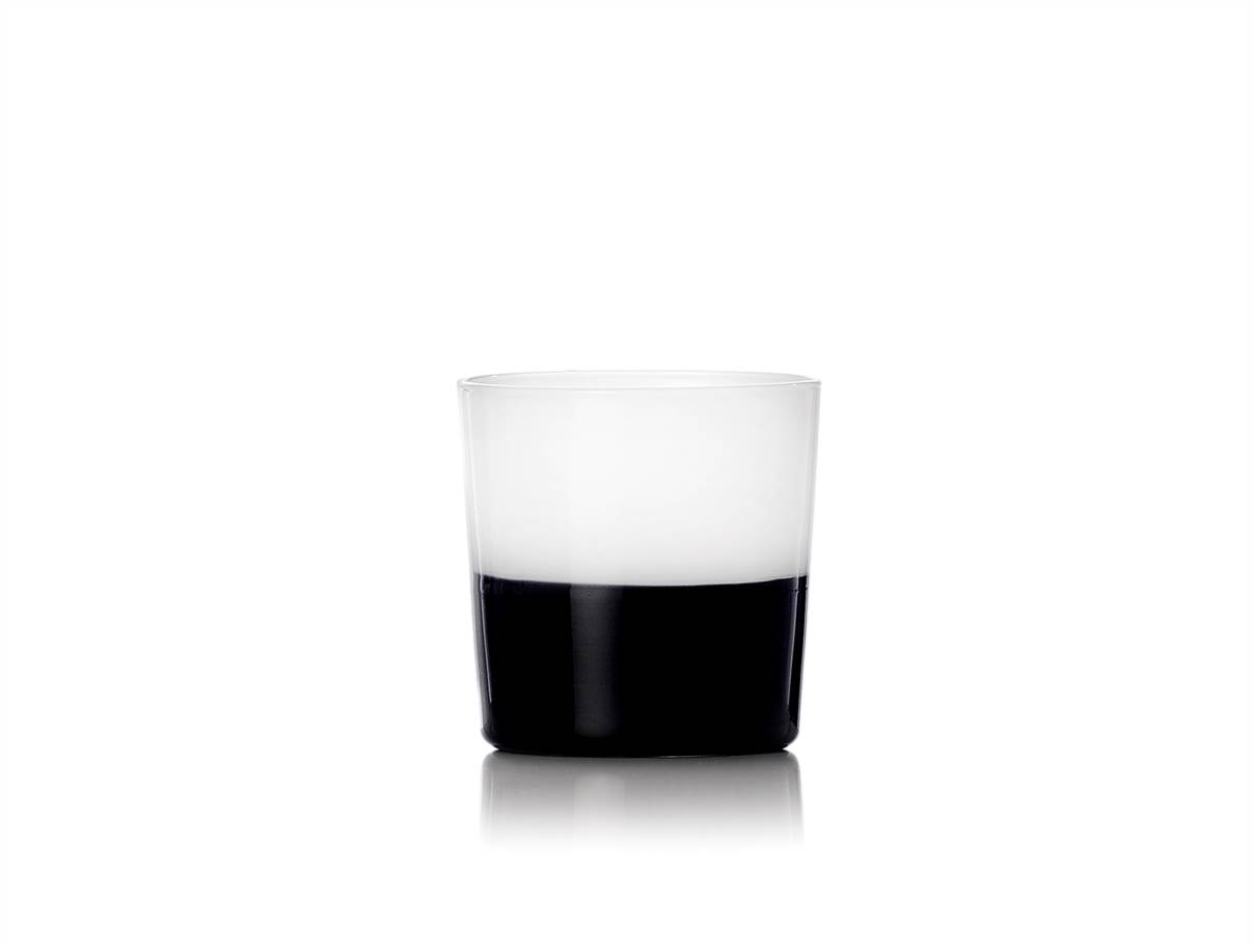 bicchiere acqua nero/bianco