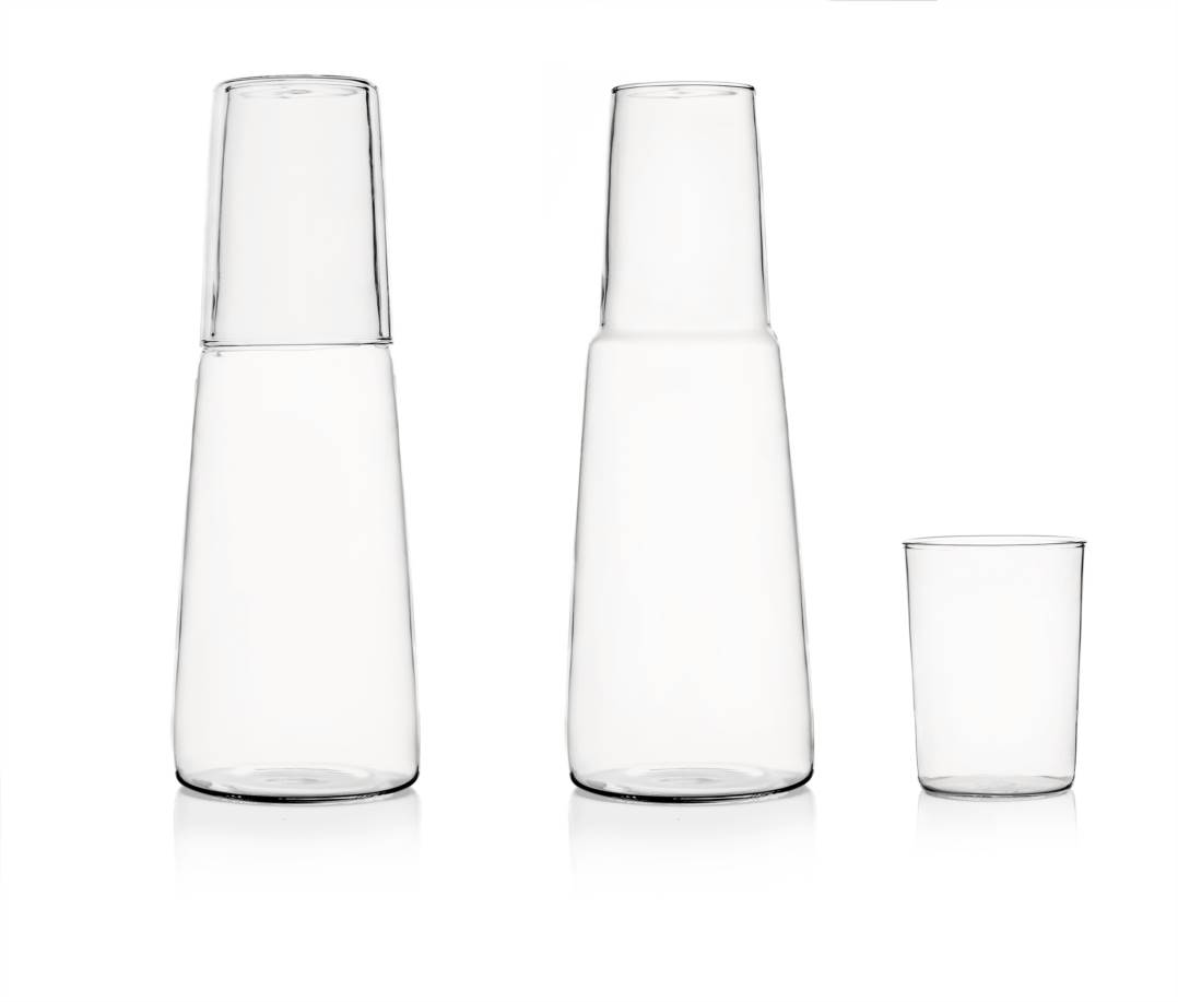 set acqua bott + bicchiere