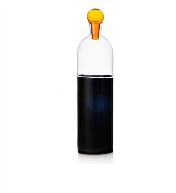 Bottle Black Bottom/clear