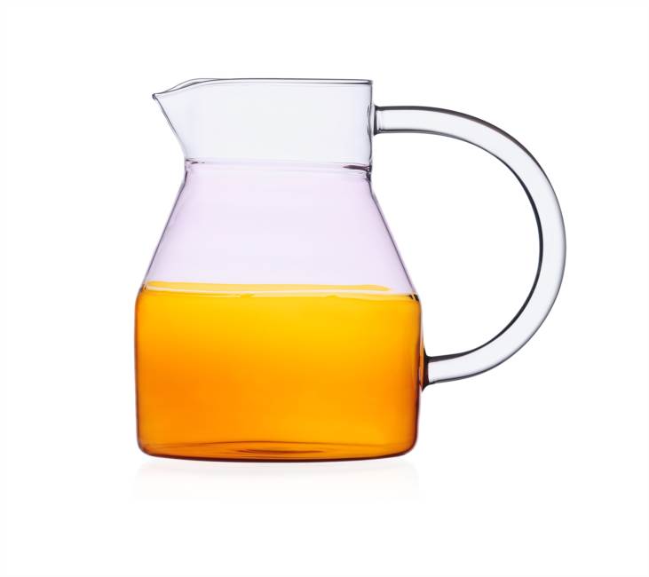 Low Jug Amber/pink