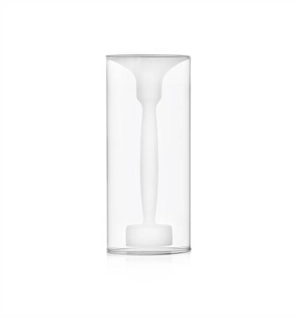 Frosted Tall Candleholder