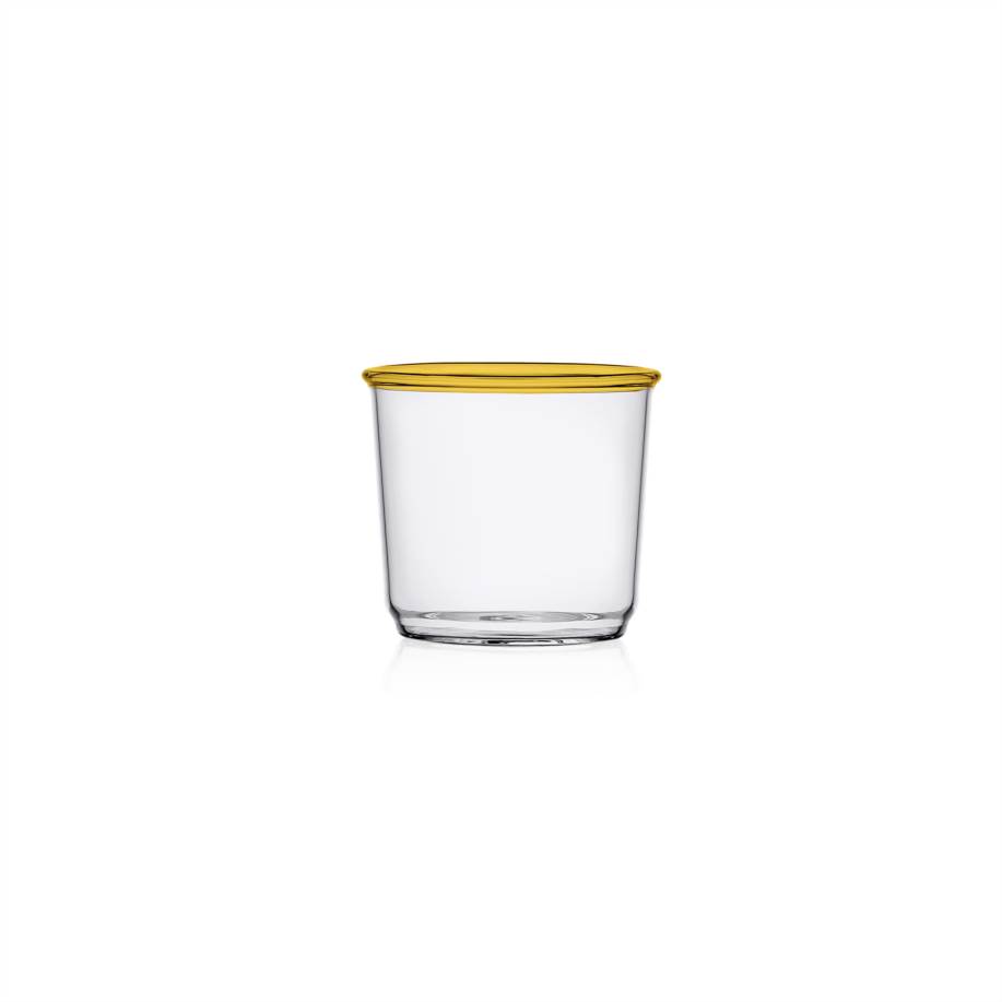 Amber Water Glass
