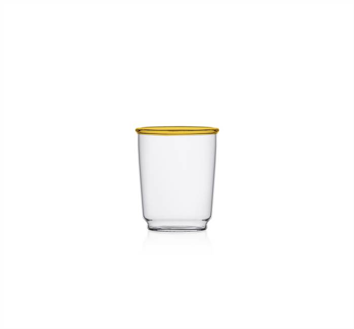 Amber Wine Glass