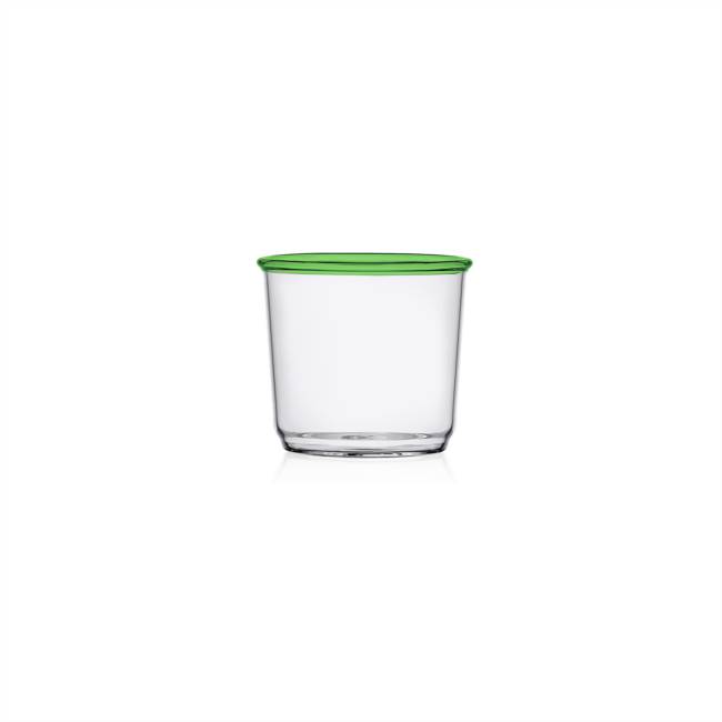 bicchieri acqua verde