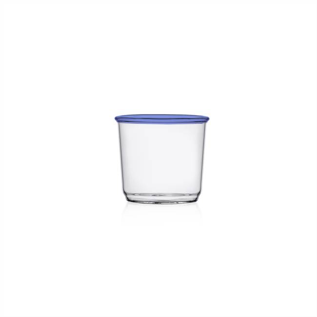 bicchieri acqua blu
