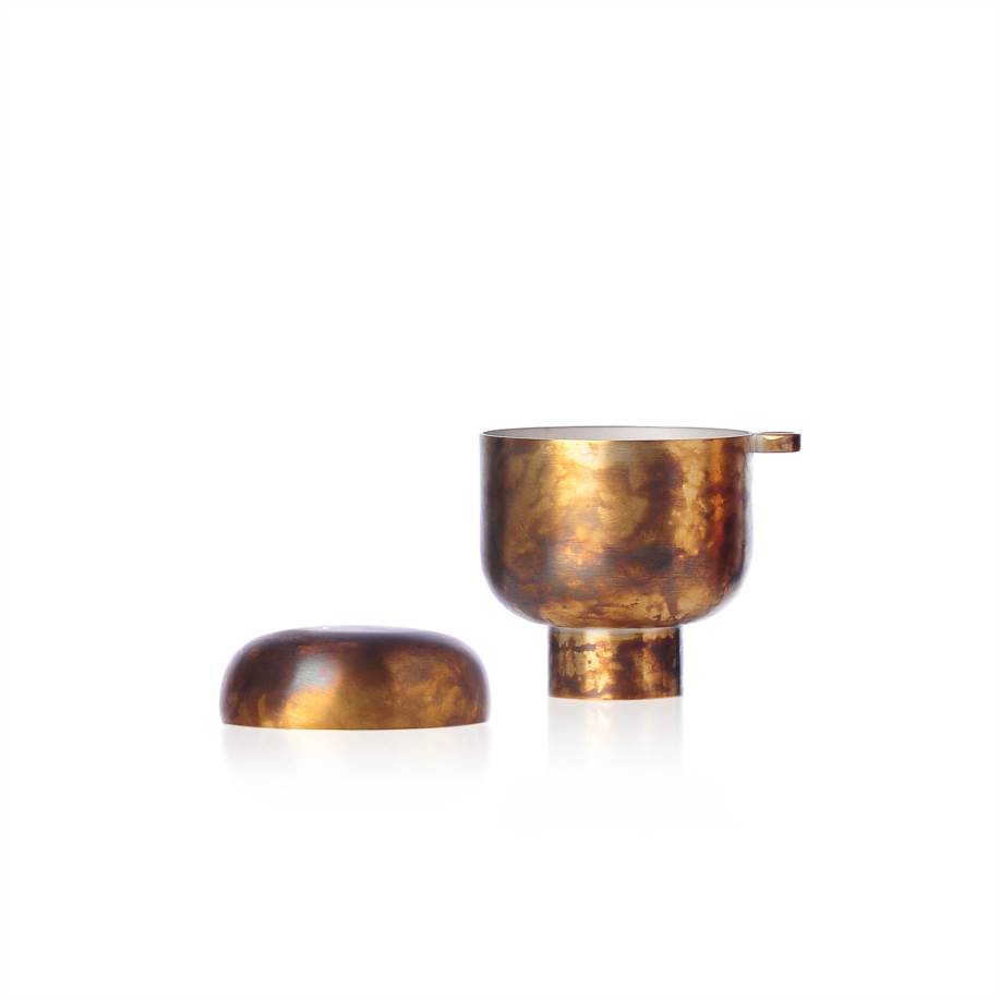 Silver-plated Brass Tea Caddy