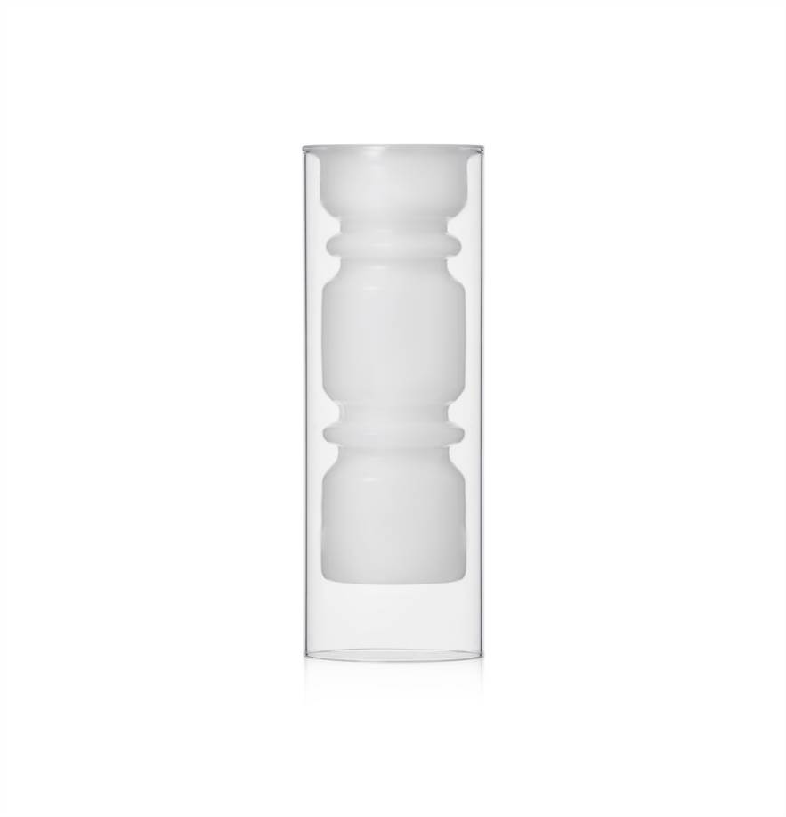 Vase White Cm 28