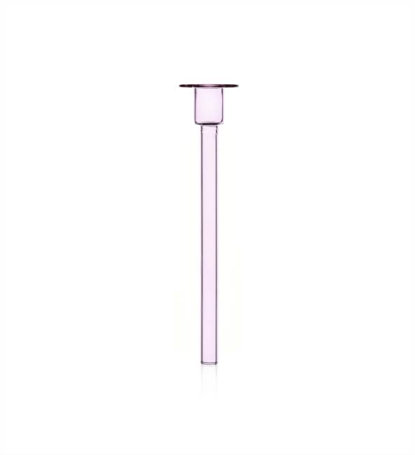 High Candleholder 23 Cm Pink