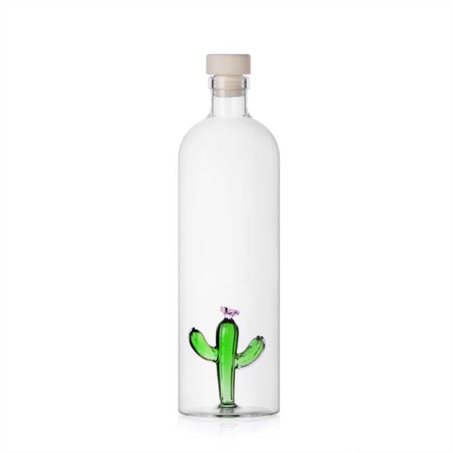  Bottiglia con tappo Cactus verde