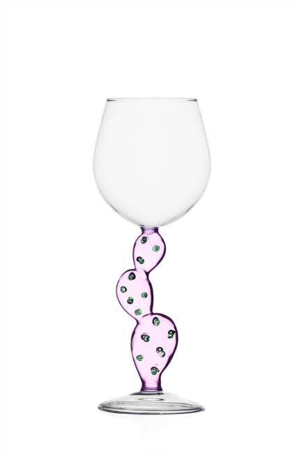 Wine Glass Cactus Pink