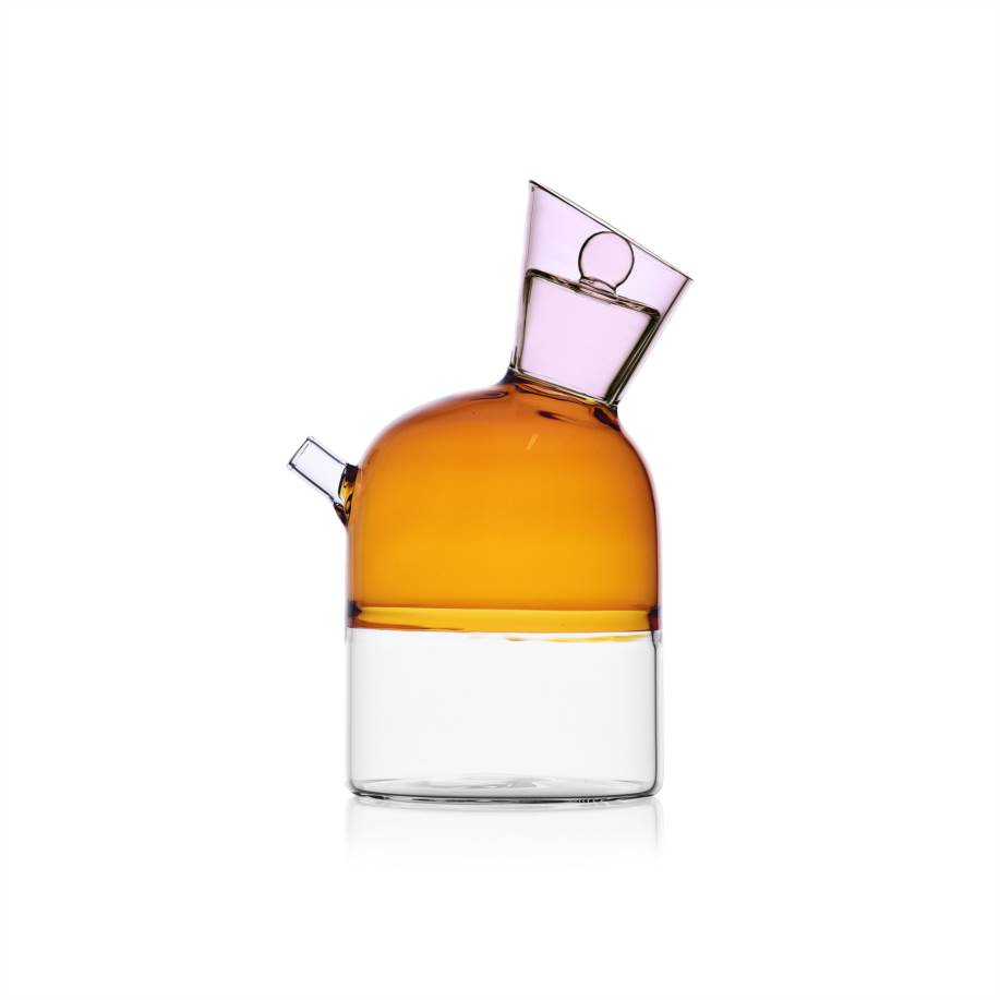 Oil Bottle Clear/amber/pink