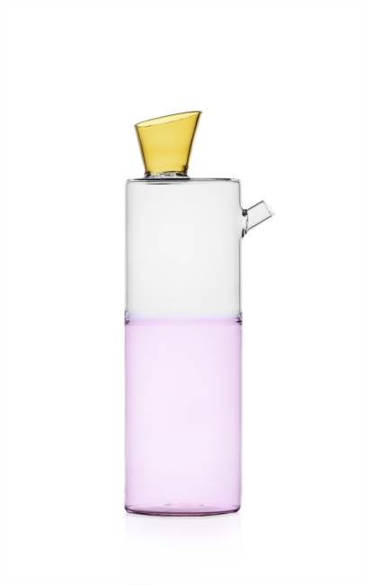 Bottle Pink/clear/amber
