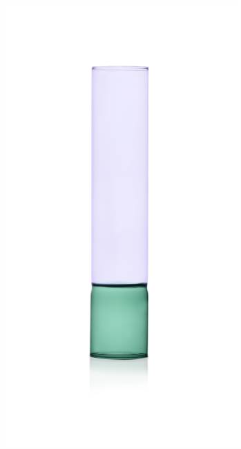 Vase Green/violet Cm 35