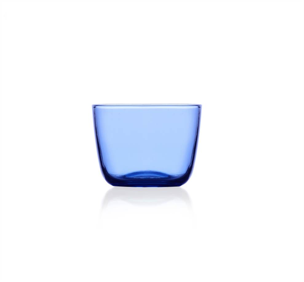 bicchiere vino blu