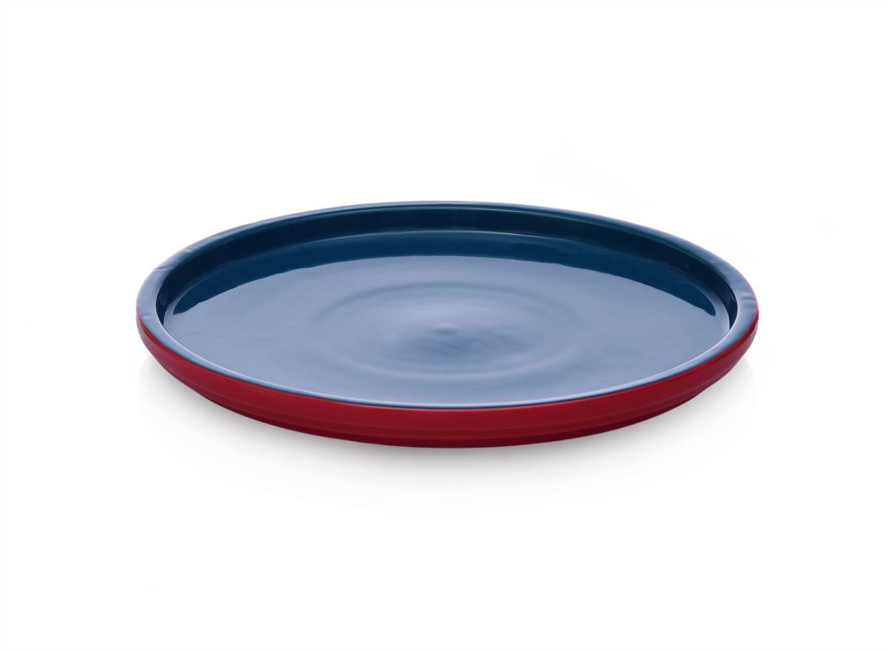 Dinner Plate 26x2 Blue/red