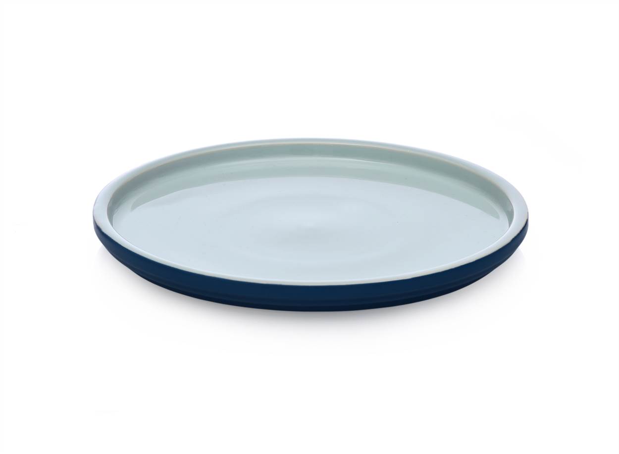 Piatto Piano 26x2 Azzurro/Blu