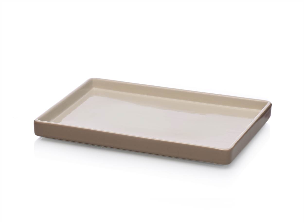 Vassoio 32x24 Avorio/Sabbia