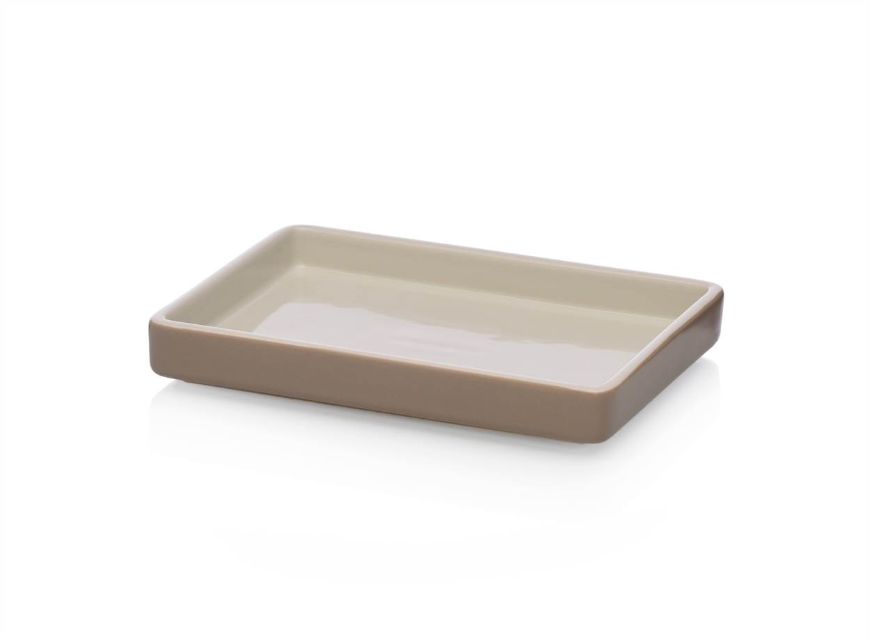 Vassoio 21x15 Avorio/Sabbia