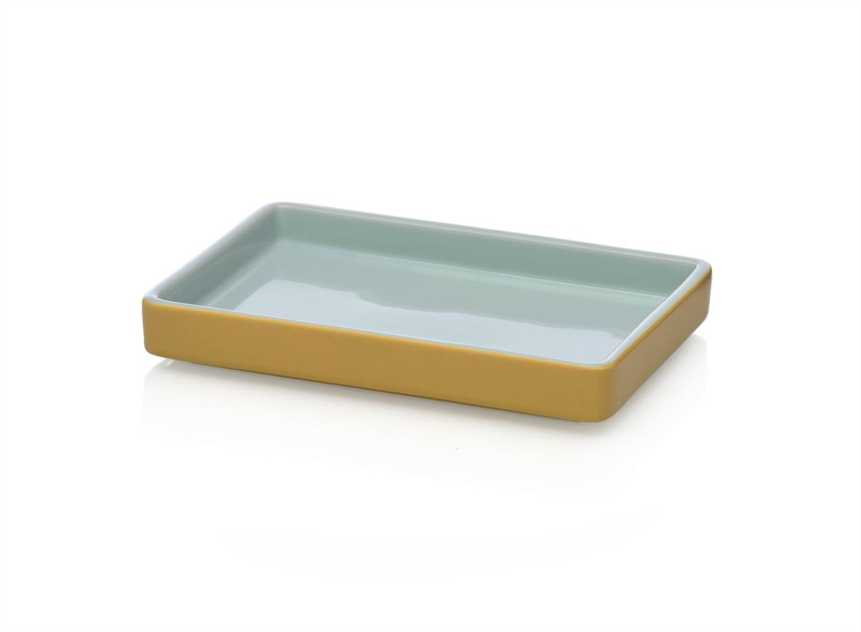 Vassoio 21x15 Azzurro/Ambra