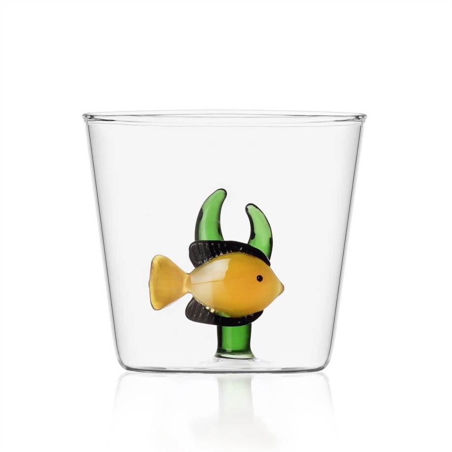 Tumbler pesce giallo - alga verde 