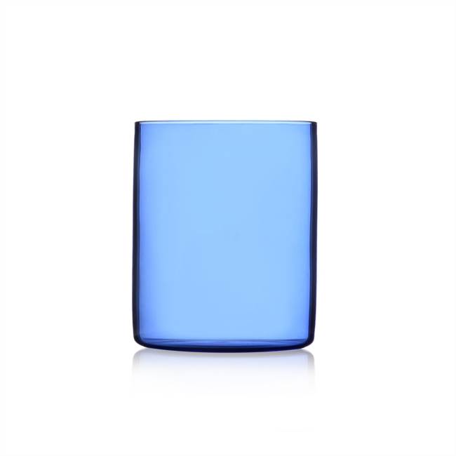 Water glass light blue