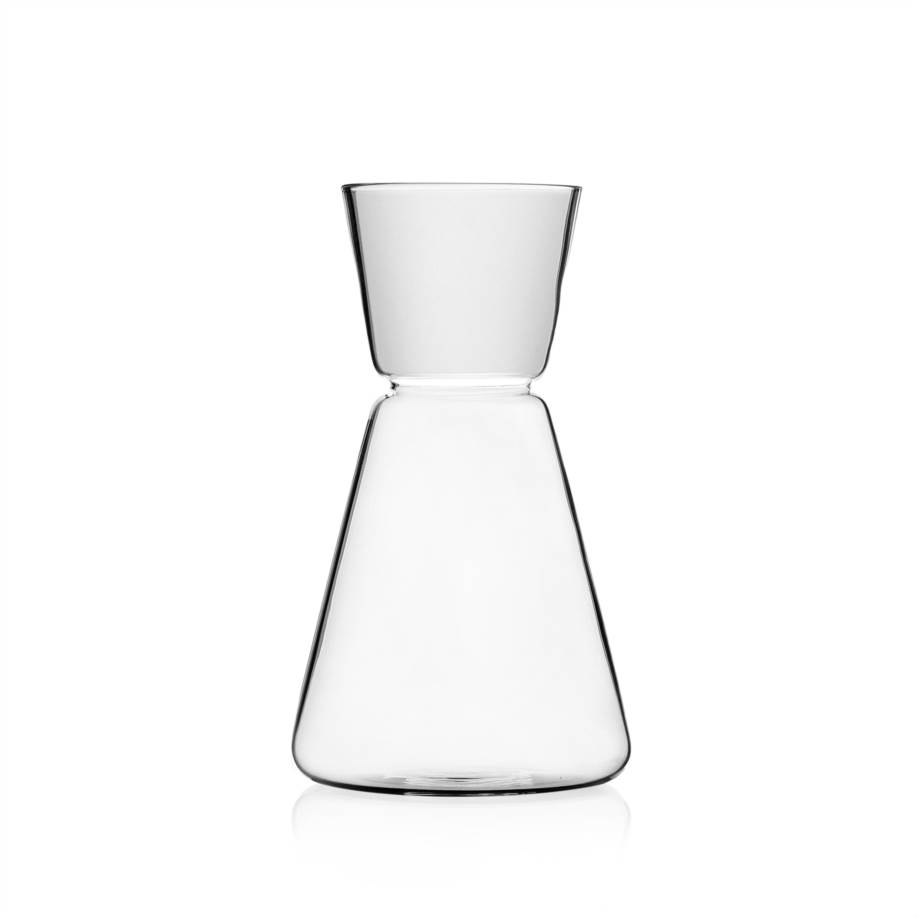 Mini sakè jug clear - frosted