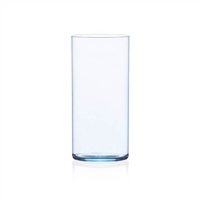 Bicchiere bibita blu ghiaccio set 2 pz