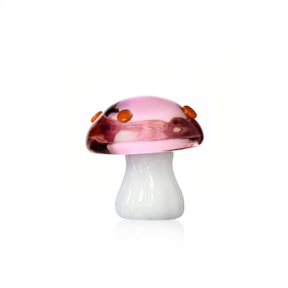 Placeholder Pink mushroom with red dots