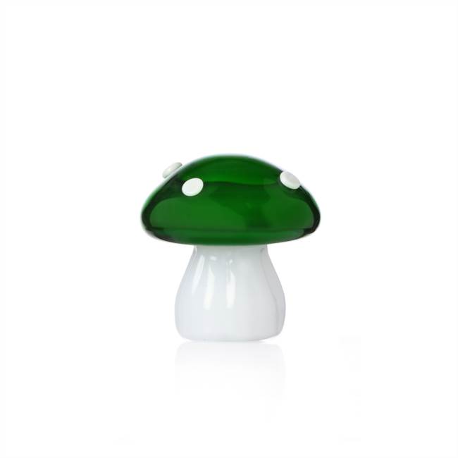 Placeholder Green mushroom with white dots