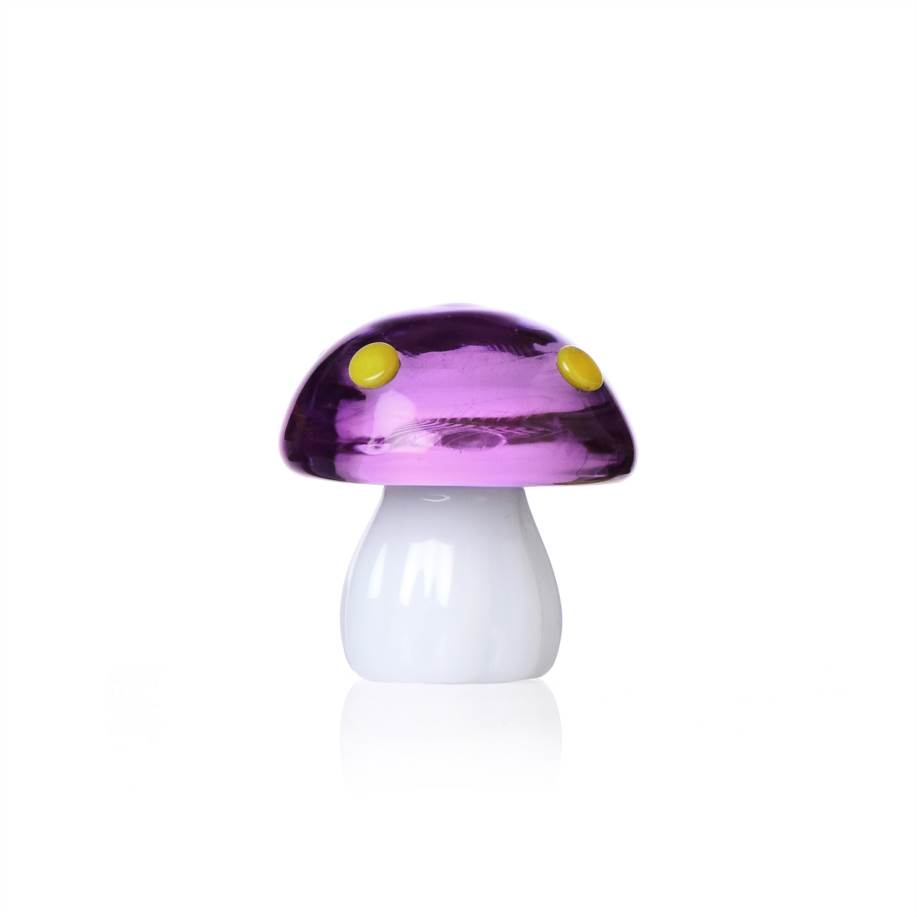 Placeholder Purple mushroom with yellow dots