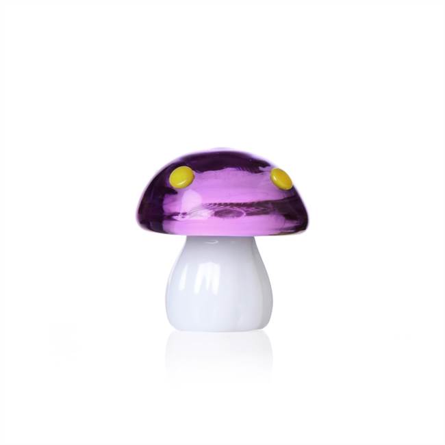 Placeholder Purple mushroom with yellow dots