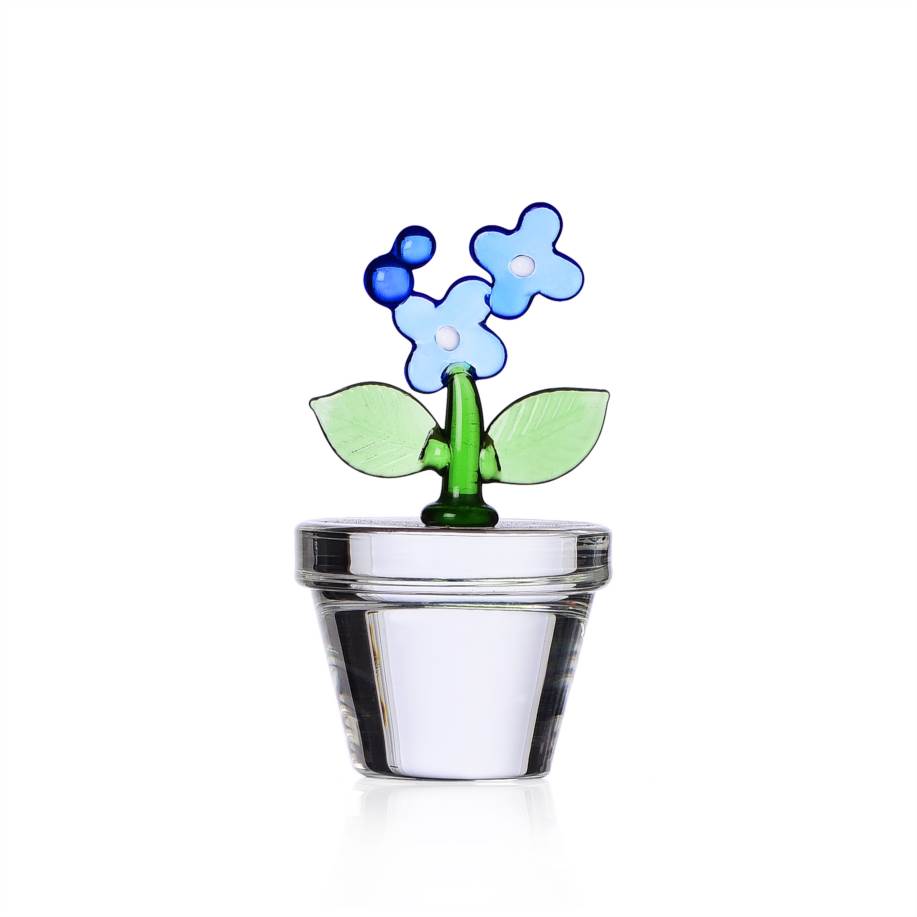 Paperweight/placeholder light blue flower