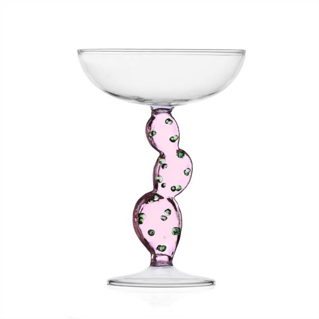 Champagne bowl cactus pink