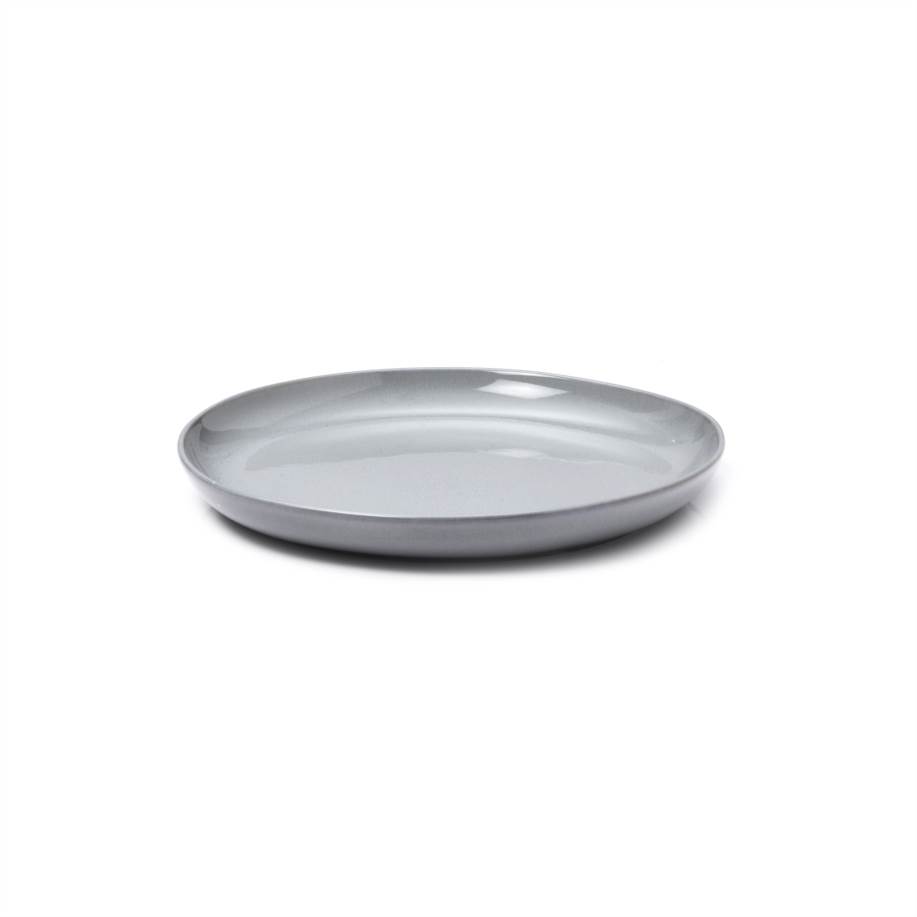Piatto frutta 22cm grigio chiaro