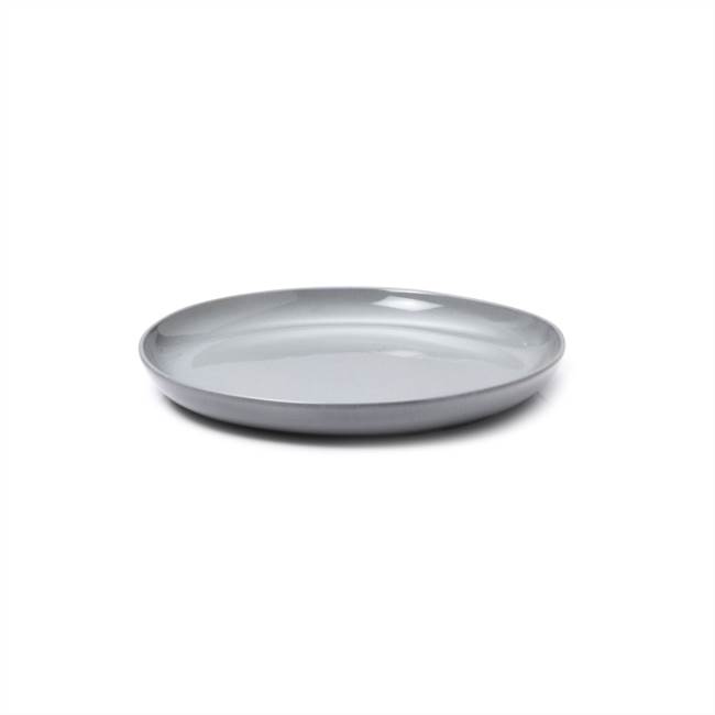 Piatto frutta 22cm grigio chiaro