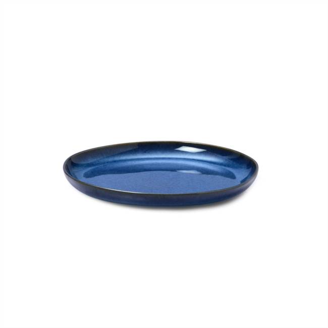 Piatto frutta 22cm cobalto