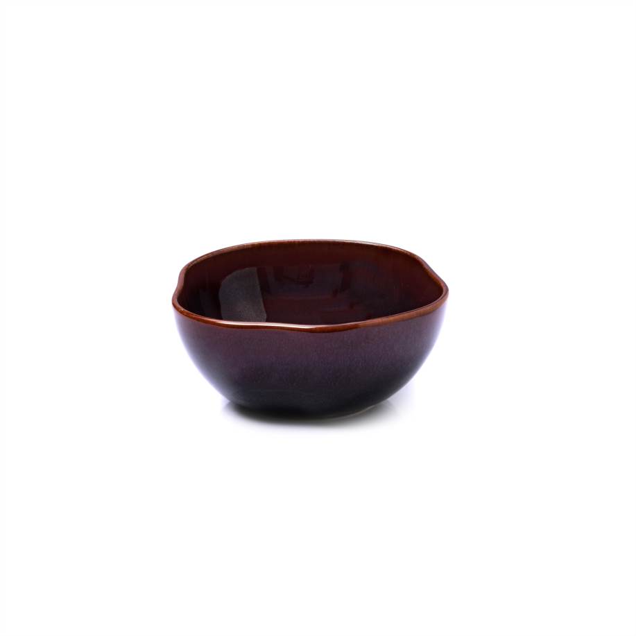 Bowl 16cm tobacco-red