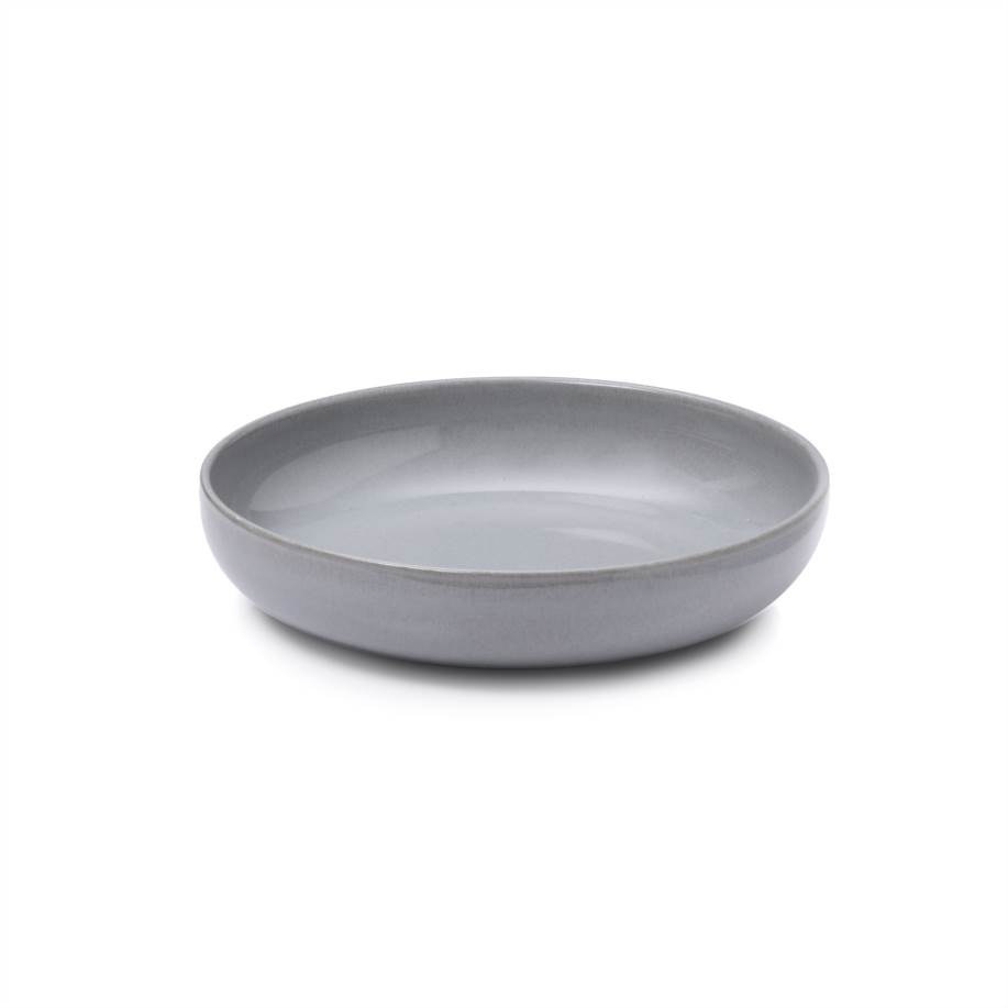Piatto fondo 22cm grigio chiaro