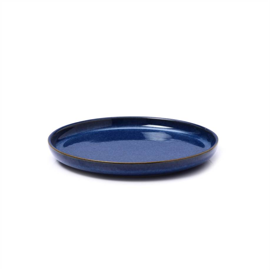 Piatto frutta 22cm cobalto