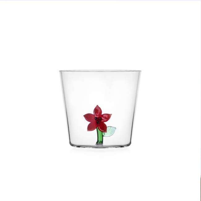 Tumbler red Christmas star 