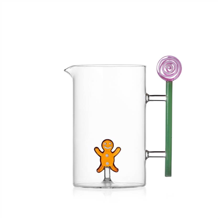 Jug gingerbread&pink-green lollipop