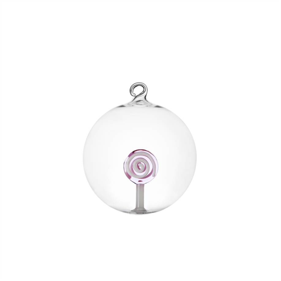 Christmas ball pink Lollipop