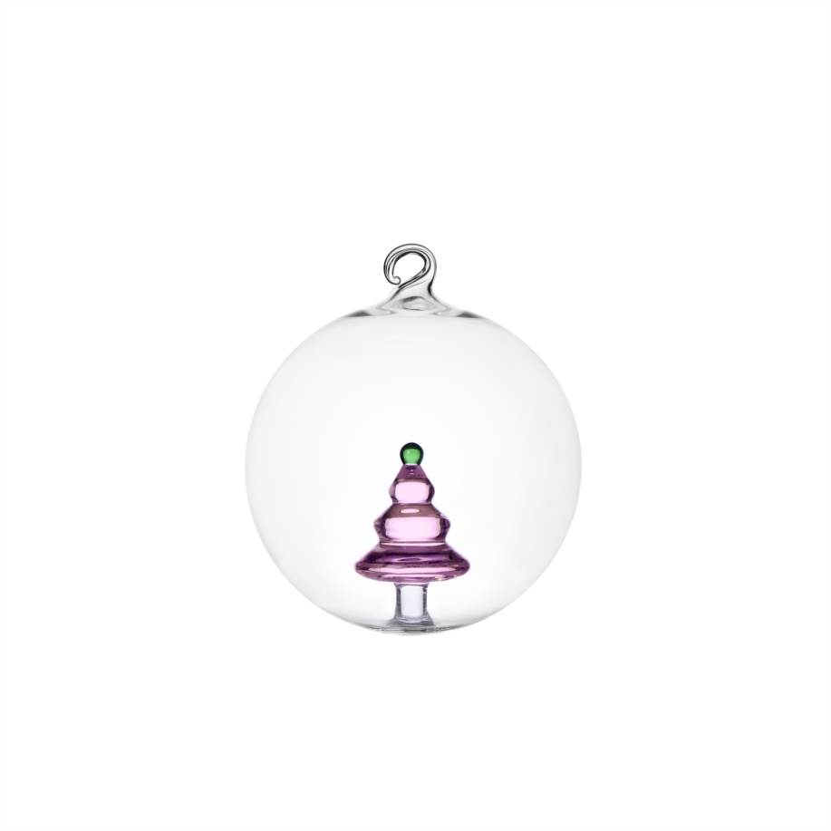 Palla di Natale wish tree rosa