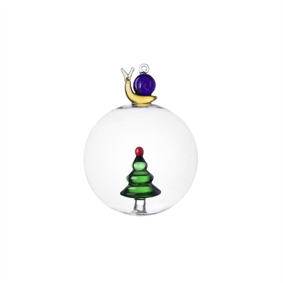 Christmas ball wish tree&snail