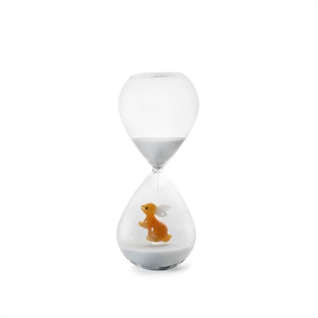 Hourglass amber rabbit