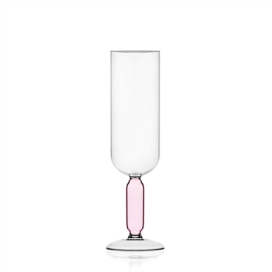 Stemmed glass light pink