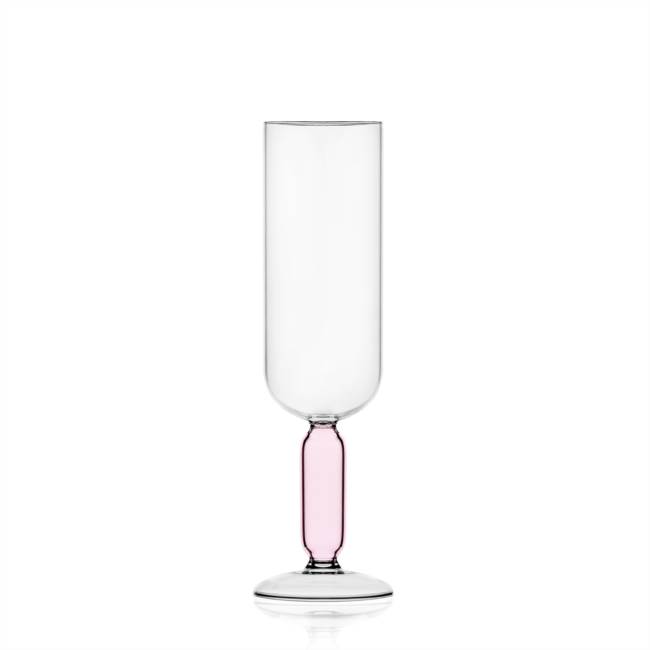 Stemmed glass light pink