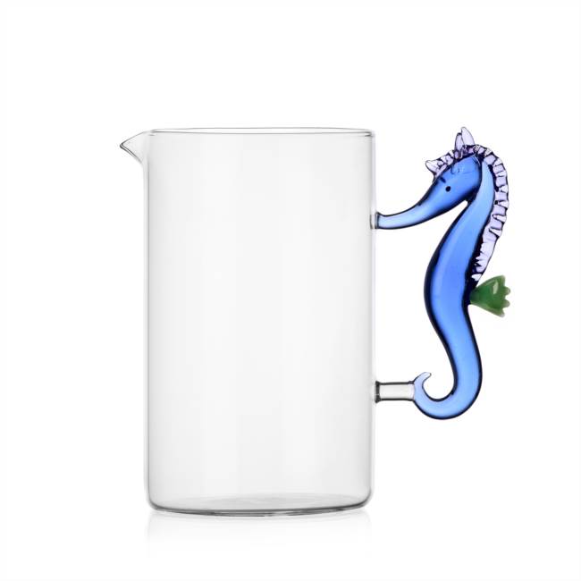 Jug seahorse blue